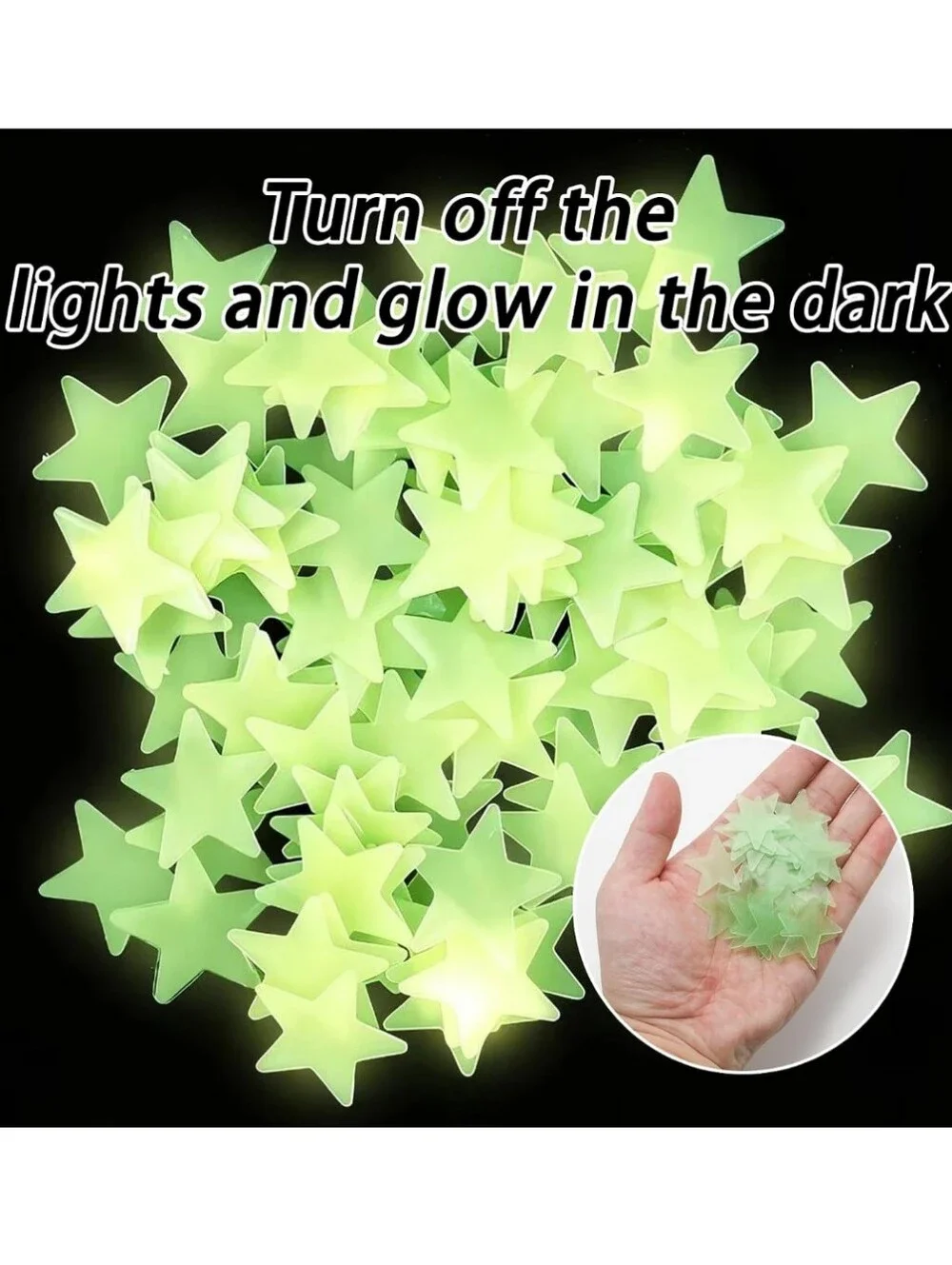 41 Glow-in-the-Dark Star and Moon Wall Stickers